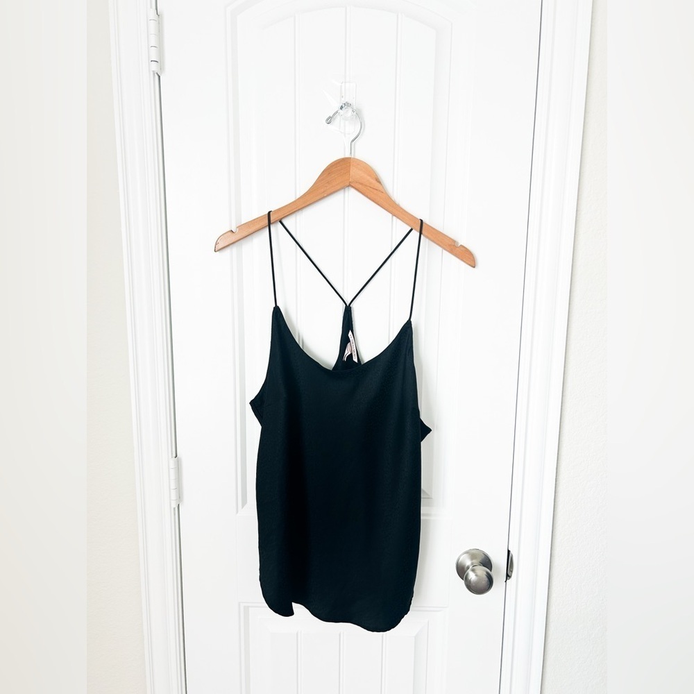 Victoria’s Secret Black Leopard Print Tank Top Size XL